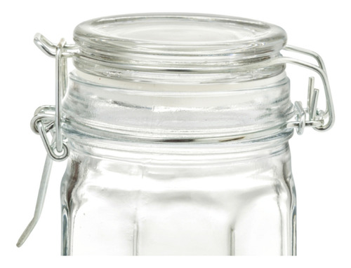 Caja 32 Brocalito Hexagonal T/clip De Vidrio 250 Ml