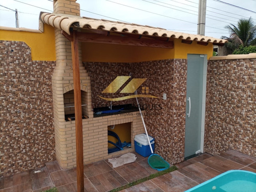 Imagem 4 de 9 de Casa 2 Quartos, Área Gourmet E Piscina Em Unamar - Cf Jmc120