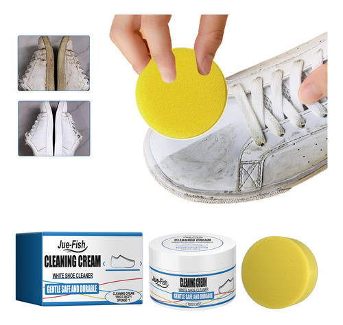 La Crema Limpiadora White Shoe Tiene Un Poderoso Efecto Quit