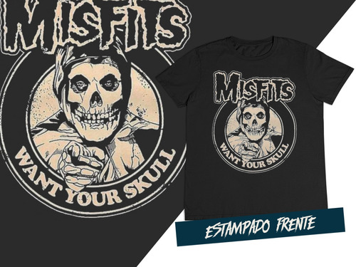 Camiseta Horror Punk Misfits C5