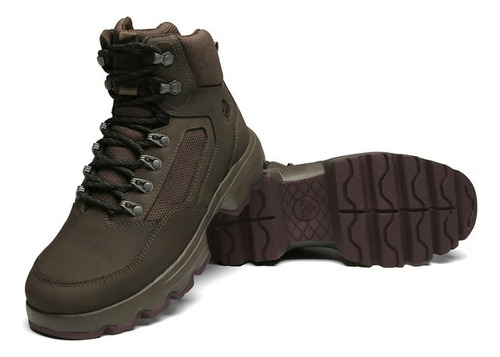 Borcego Macboot Verda 02 Hombre Cuero Antideslizante
