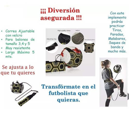 Imagen 10 de 10 de Cinturón Entrenamiento Futbol Deporte Niños Despacho Gratis