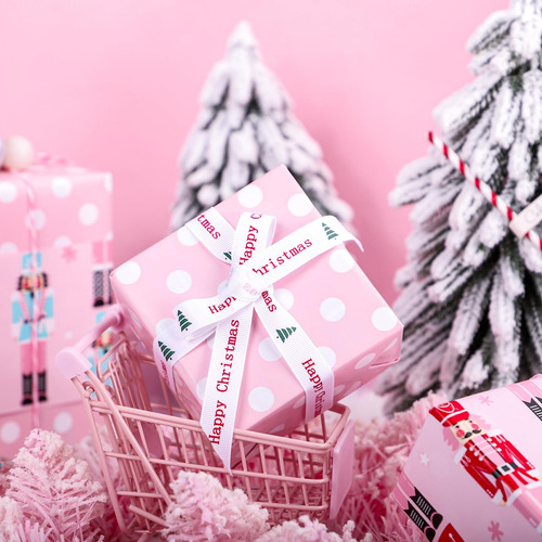 Papel De Regalo Reversible Navidad Mini Rollo 43 Cm X 10 M