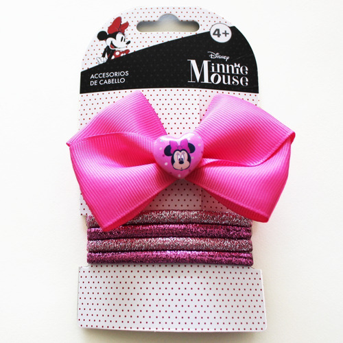 Set Minnie Moño + Banda Elastica, Rosa, Disney Color Rosa