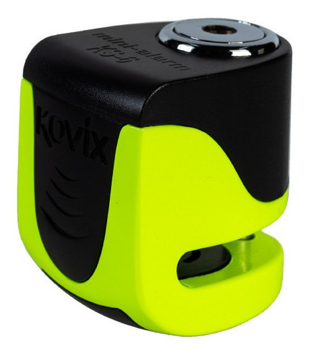 Candado Disco Moto Kovix Con Alarma Ks6 Verde Fluor