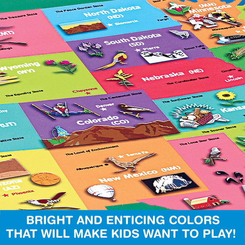 Juego De Mesa Game Zone Great States Geography