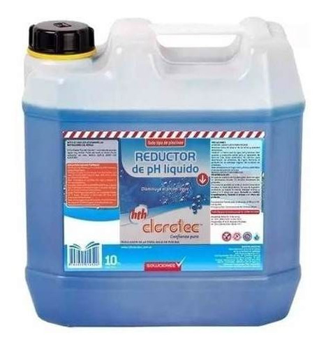 Reductor Ph Clorotec Para Pileta Liquido X 10 Litros