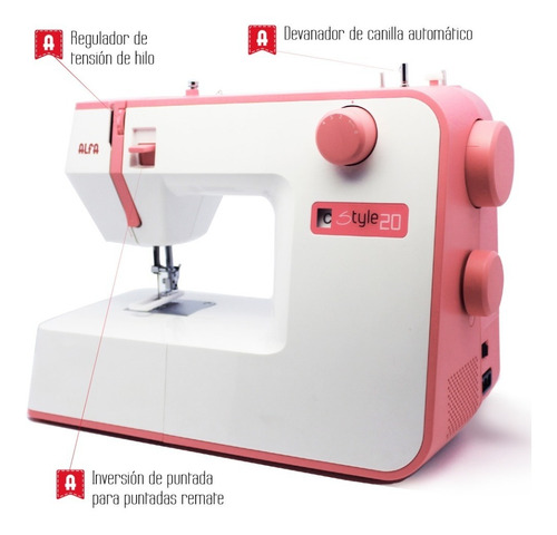 Máquina De Coser Doméstica Style 20 Alfa