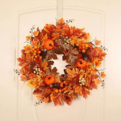 Corona De Acción De Gracias De La Cosecha De Otoño