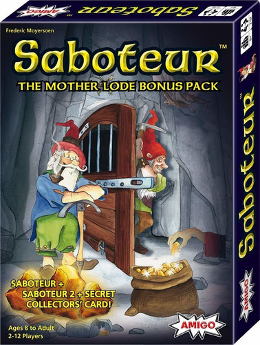 Juego De Mesa Saboteur Mother Lode Juego De Cartas  Fr80jm