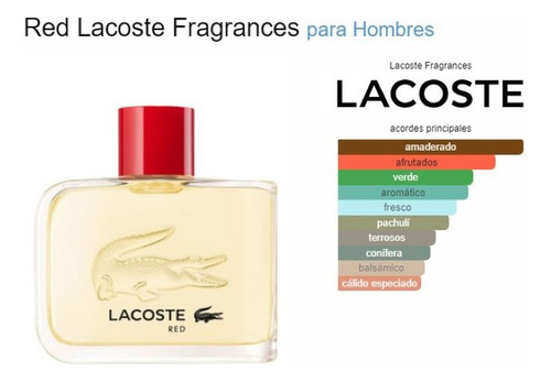 Perfume Lacoste Red Edt 125ml De Caballero