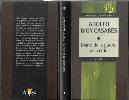 Diario De La Guerra Del Cerdo De Bioy Casares - Altaya