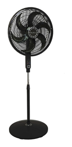 Imagen 2 de 4 de Ventilador de pie Moulinex VE4081B2 negro con 6 palas, 20" de diámetro 220 V