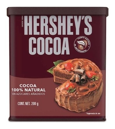 Cocoa En Polvo Hersheys Natural 200g