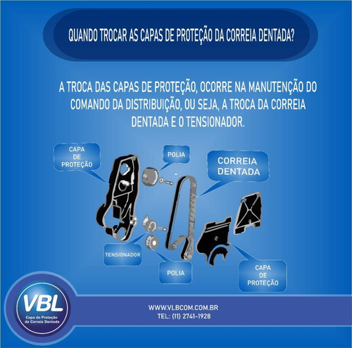 Imagem 2 de 2 de Kit Capa Correia Dentada Corsa Celta Todos 8v - Exeto Corsao
