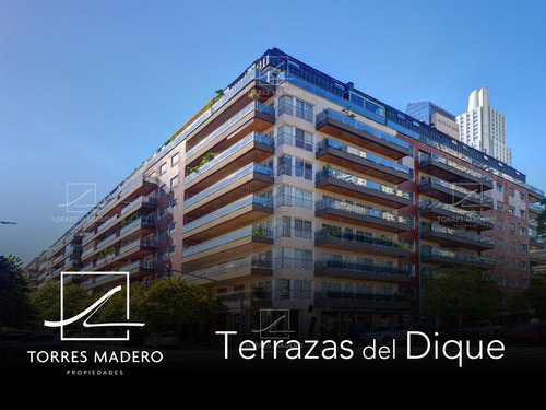 Impecable Departamento En  Alquiler,  Dos Dormitorios Con Muebles. Terrazas Del Dique Puerto Madero.