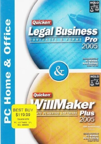 Quicken Legal Business Contracts And Forms Pro 2005