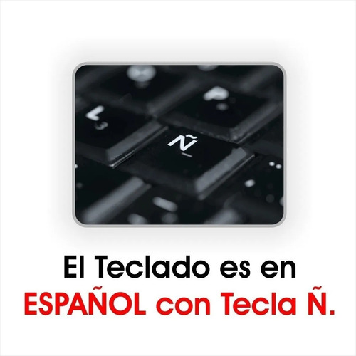 Teclado inalámbrico Logitech K400 Plus QWERTY español color negro