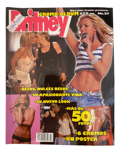 Revista Maxximo Evento Presenta Britney Spears Cromo Album