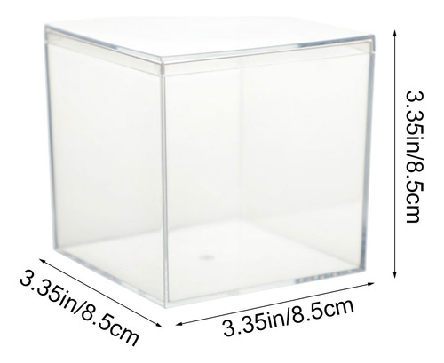 Caja De Almacenamiento De Acrílico Transparente Con Tapa De