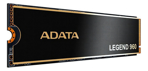 Ssd 1TB Adata Legend 960 M2 2280 Nvme Pci-e 4.0 ALEG-960-1TCS Velocidade De Leitura Até 7400mb/s Gravação Até 6800mb/s Compatível Com Notebook Pc Ps5 Cor Black