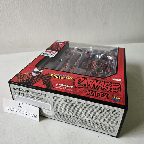 Mafex Carnage Mafex 118 Comic Ver. Marvel Original Jp (Usado)