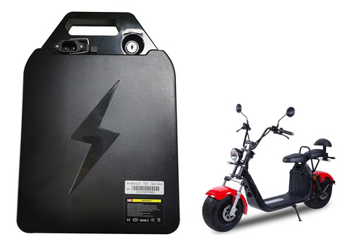Imagen 1 de 4 de Batería Para Moto Eléctrica, City Coco, 36v ,48v ,60v, 72v