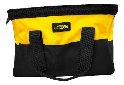 Bolso Porta Herramientas 9 Bolsillos A Prueba De Agua Barovo Color Amarillo y Negro