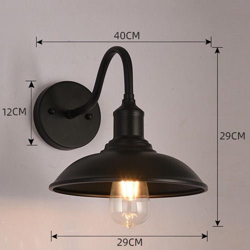 Aplique De Pared Industrial, Accesorio De Estilo E