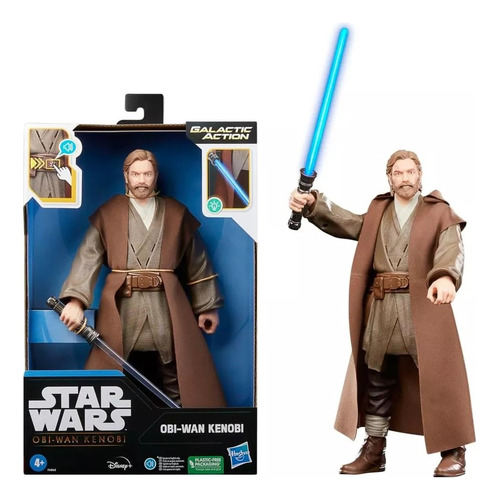 Obi Wan Kenobi Star Wars Luz Sonido 30 Cm Hasbro
