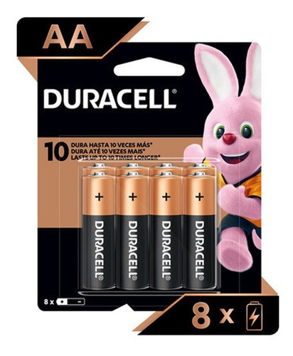 Imagen 6 de 6 de Pila Alcalina Duracell Blíster Aa X8 / Superstore