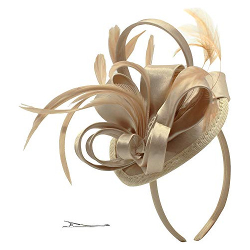 Sombreros De Coctel De Plumas Bridal Kentucky Derby Headband