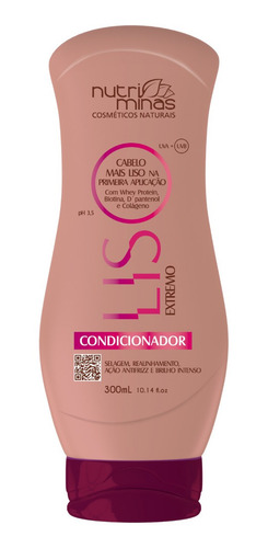 Shampoo E Condicionador + Máscara Nutriminas Liso Extremo
