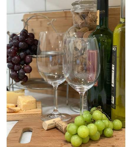Imagen 5 de 6 de Copón Degustación Cristal Bohemia Setx6 Winestar 540ml