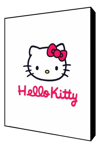 Cuadro Decorativo Hello Kitty My Melody A0429 Negro