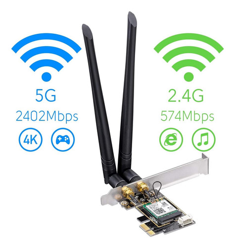 Cudy New Ax3000 Wifi Wifi 6 Pcie Card For Pc, Bluetooth