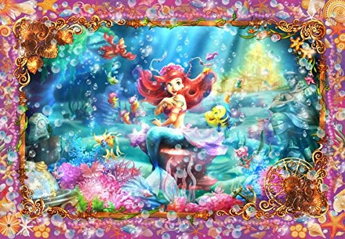 1000 Pedazos Sirenita Hermosa Sirena (ariel) Arte Fanta Grá