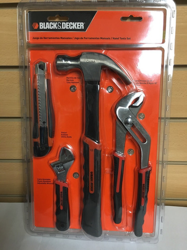Jgo. Herramientas 4 Pzas Black + Decker