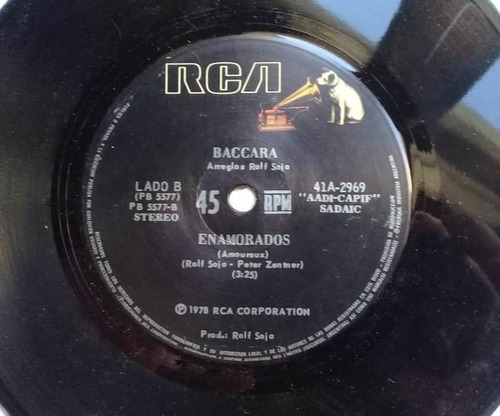 Baccara Habla Usted Frances? /enamorados Vinilo Simple Kktus