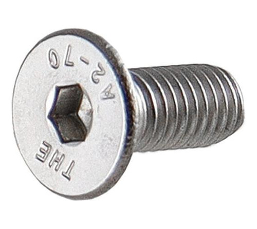 100 Tornillo Allen C. Plana Inox304 Din7991 M6-1.00 X 12mm