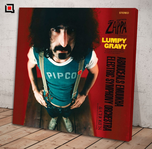 Cuadro Frank Zappa Tela Canvas Posters Lumpy Gravy 80 X 80