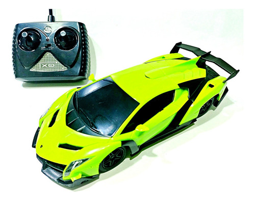 Auto Lamborghini Veneno 1:24 Radio Control Remoto Color Verde