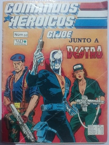 Gi Joe Comandos Heróicos Ed. Vid No. 52 Comic Vintage 1990