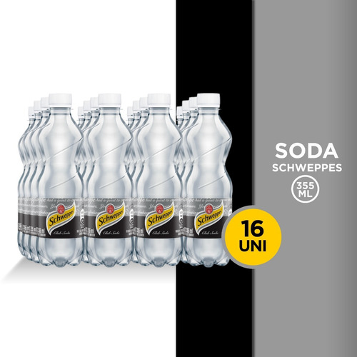 Soda Schweppes Bombita Pet 355ml Promo 16 Unidades