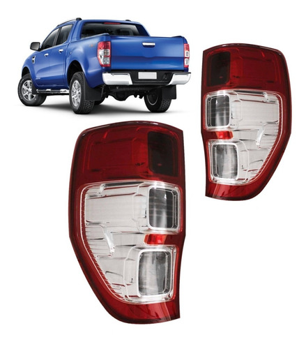 Jgo X2 Faro Trasero Ford Ranger 2012 2013 2014 2015 2016 2017