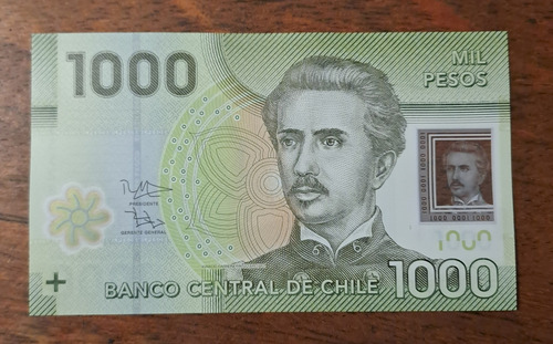 Chile Billete Polimero 1000 Pesos Año 2015, Sin Circular