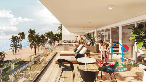 Cad Live Aqua 1306. Departamento De Playa En Preventa Con Terraza Y Alberca Privada