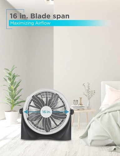Ventilador De Piso 3 Velocidades Black+decker 5 Aspas