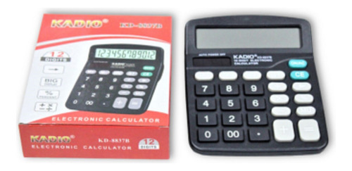 Calculadora 12 Dígitos Electrónica Pantalla Grande Kadio