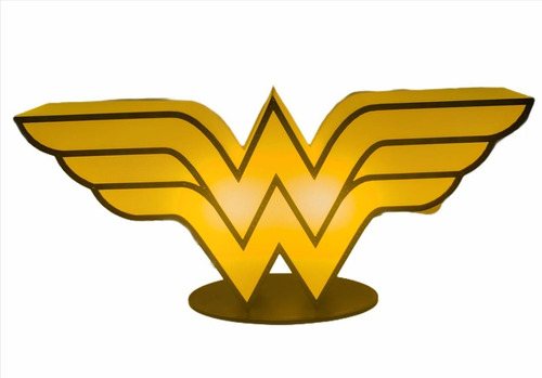 Lampara Mujer Maravilla Dc Wonder Woman Velador 